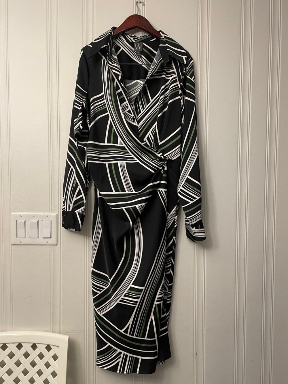 BNWT Worthington satin midi dress